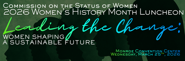 Poster 2026 Women’s History Month Luncheon for Wednesday, March 25th, 2026