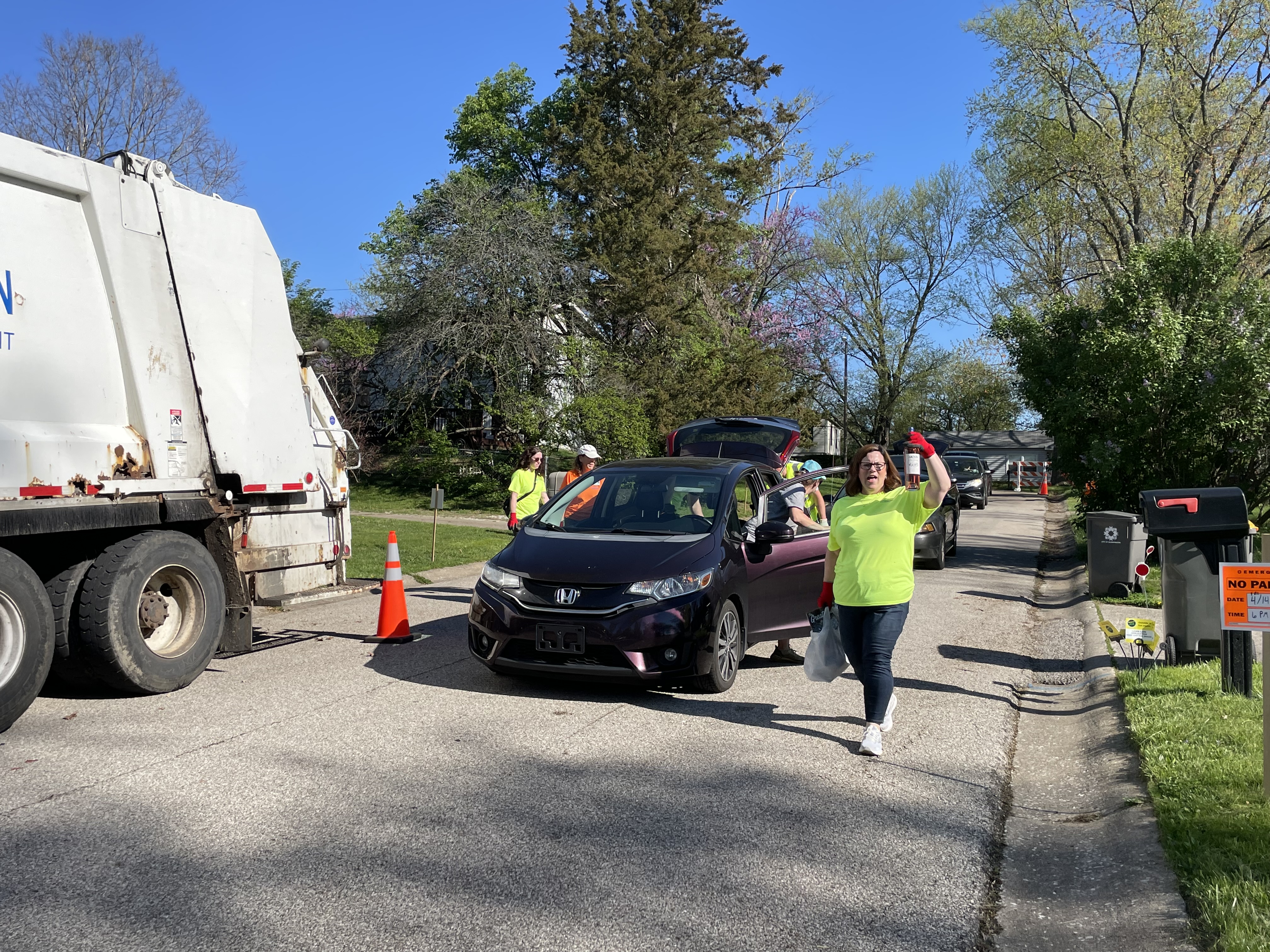 Fritz Terrace neighborhood cleanup 2023