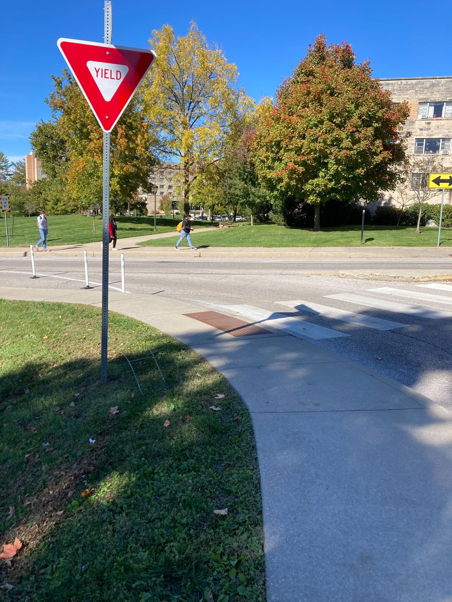 Drivers turning onto E. Third St. from S. Mitchell St. will now be required to yield to oncoming traffic.