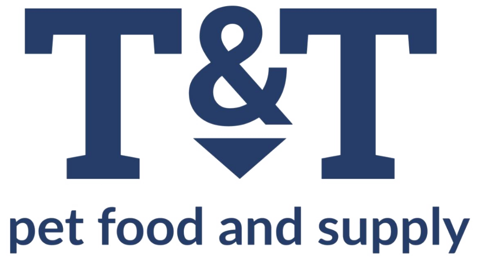T&T Pet Food and Supply logo.
