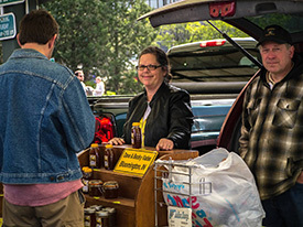 Dave and Becky at Market
