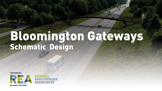 Bloomington gateways schematic design by Rundell Ernstberger Associates