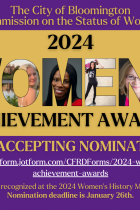 2024 Women's achievement award nominations