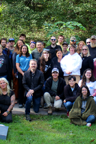 Parks and Recreation staff at the annual staff gathering in Lower Cascades Park